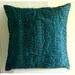 Decorative Throw Pillow Covers Couch Pillow Handmade 16 Inch Silk Pillow Cover Royal Peacock Green Bedroom Bedding Housewares Home Decor