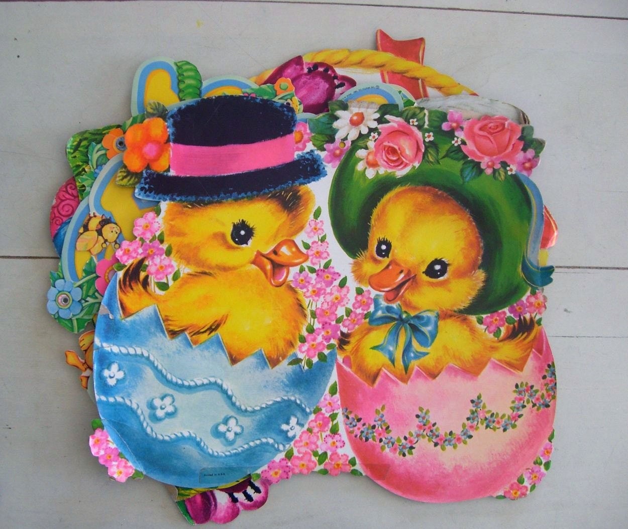 Vintage Easter Decorations by 30one on Etsy