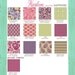 Joel Dewberry Heirloom JD47 Sky Rose Bouquet , by the yard