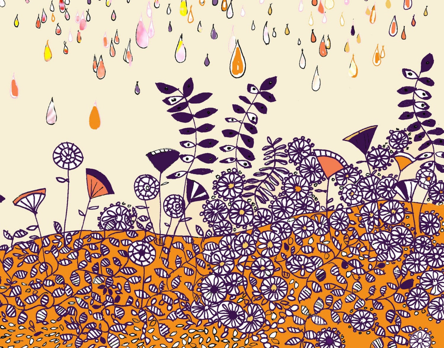 Morning Rain - Art Print
