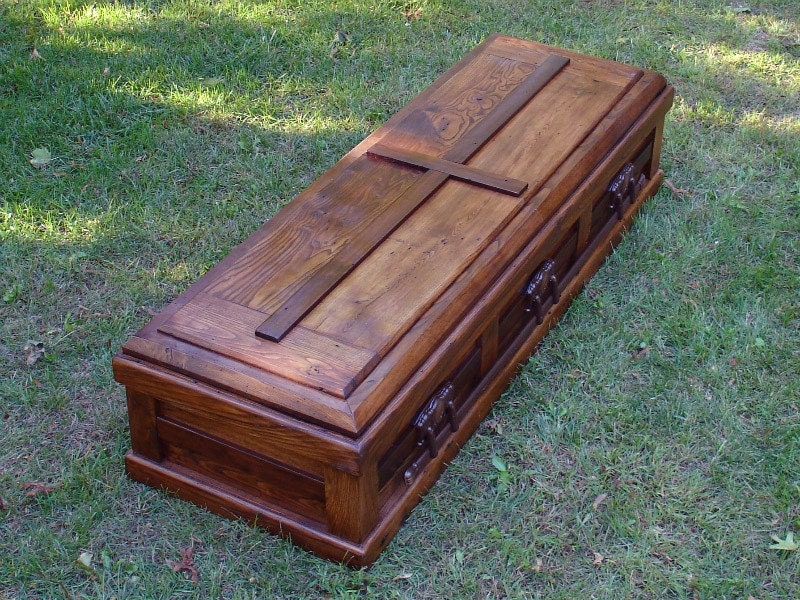 Hand Built Reclaimed Wood Casket