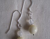 moonstone and bone dangles