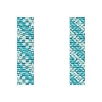 2 Loom or 3 Peyote Patterns - Oceans Squared Cuff Bracelets, 2 or 3 Variations For The Price Of 1