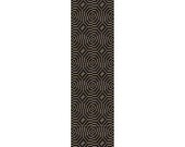 Loom or 1 Drop Even Peyote Pattern - Mod Wallpaper Cuff Bracelet