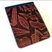 Kindle Fire or Kindle 3 Leather Case Sleeve with Leaf Design - IMMEDIATE SHIPPING