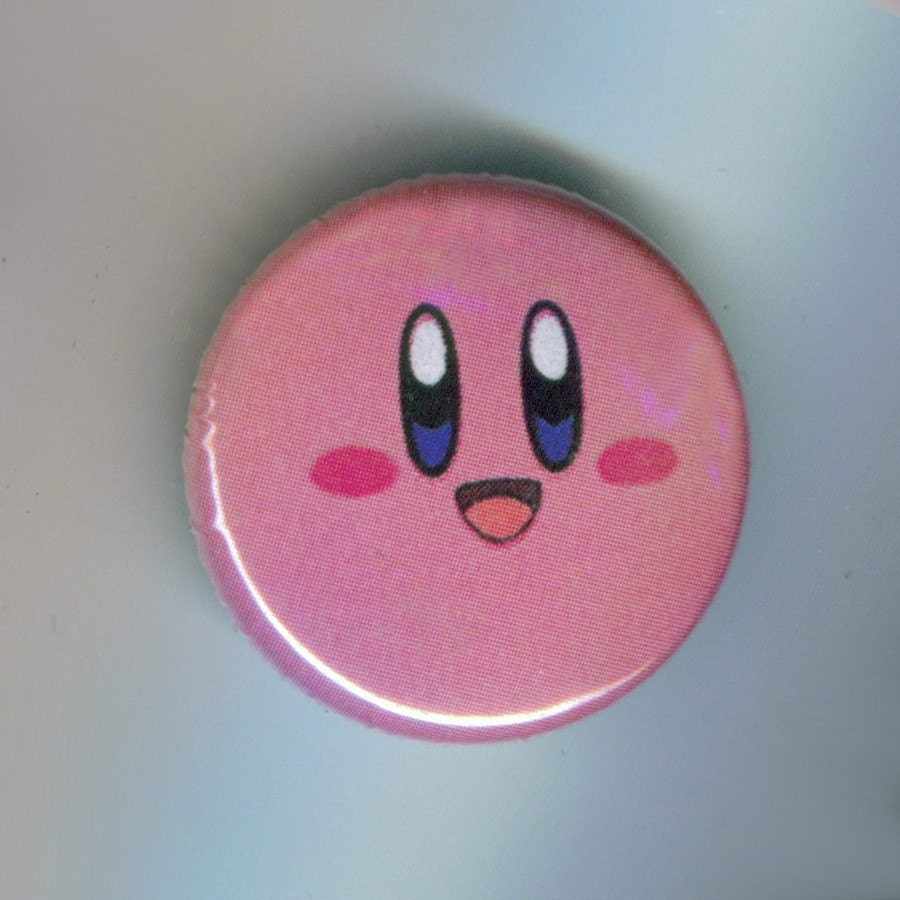 Kirby 1 Inch Pinback Button