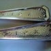 Country Love Birds. Bride And Groom Wedding Cake Forks.Vintage.