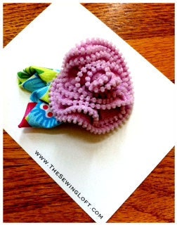 Zipper Flower Tutorial- INSTANT DOWNLOAD How To PDF pattern