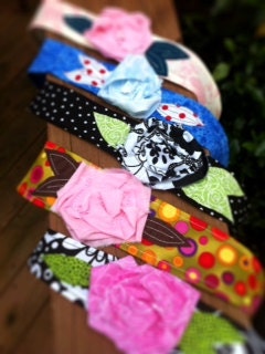 Fabric Headband Pattern- How To Boutique Style PDF Pattern INSTANT DOWNLOAD