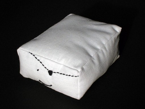 Plush White Tofu Pirate- Veggies Ahoy