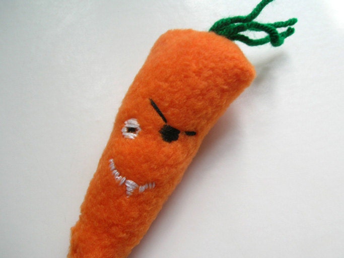 Pirate Carrot Catnip Cat Toy- The Buhbah