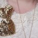 Gilded hearts-sequin heart pin set-made to order