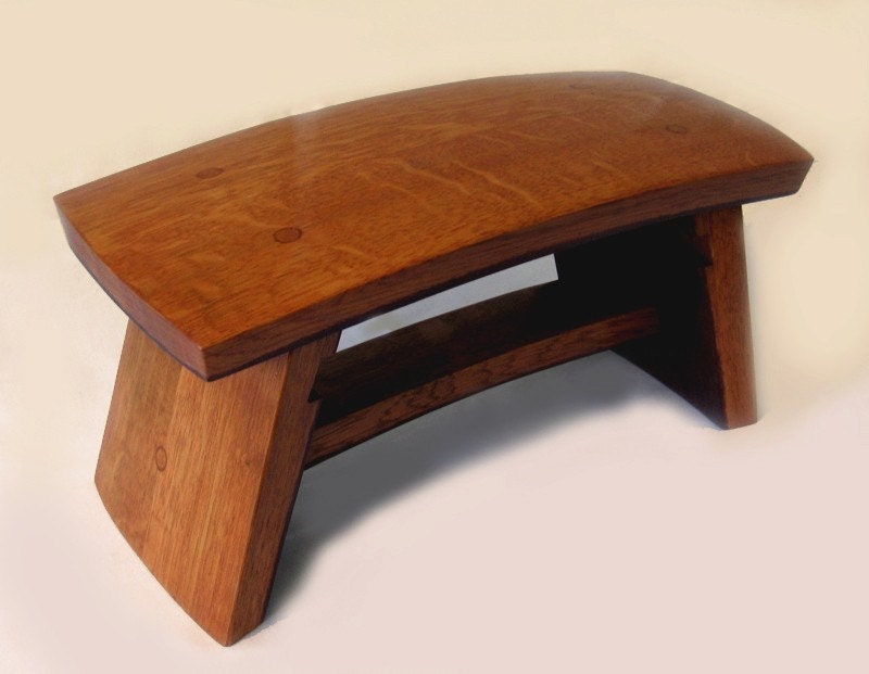 The Dome, charming little stool, RECYCLED solid French white oak barrel staves
