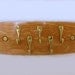 Junior, Finest recycled oak wine barrel stave rack, 5 brass key hooks, elegantly recycled wood