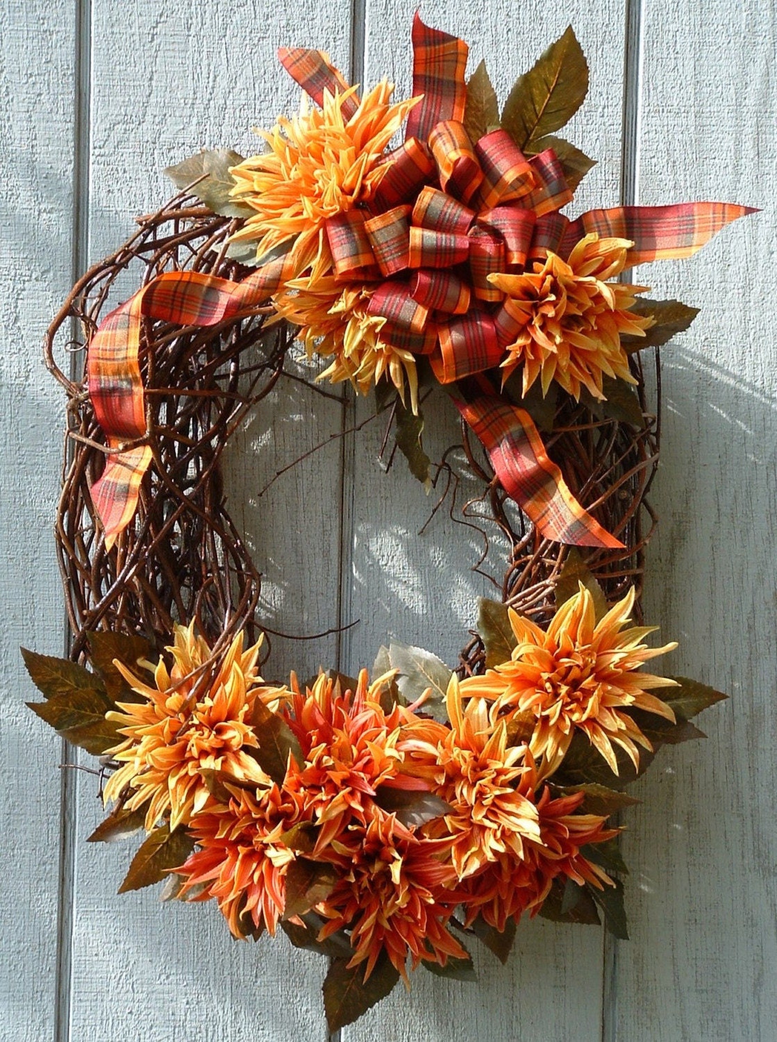 SALE Natural Bittersweet Vine Fall Wreath... S P by HollyFerencze