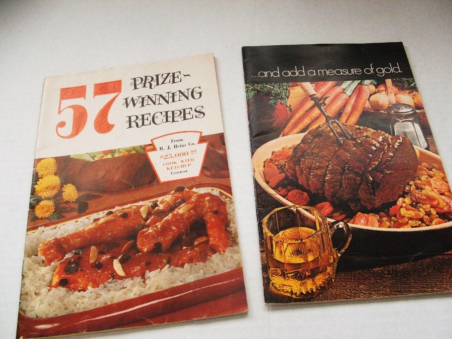 Vintage 1950s Cookbooks Lot 5pc Destash