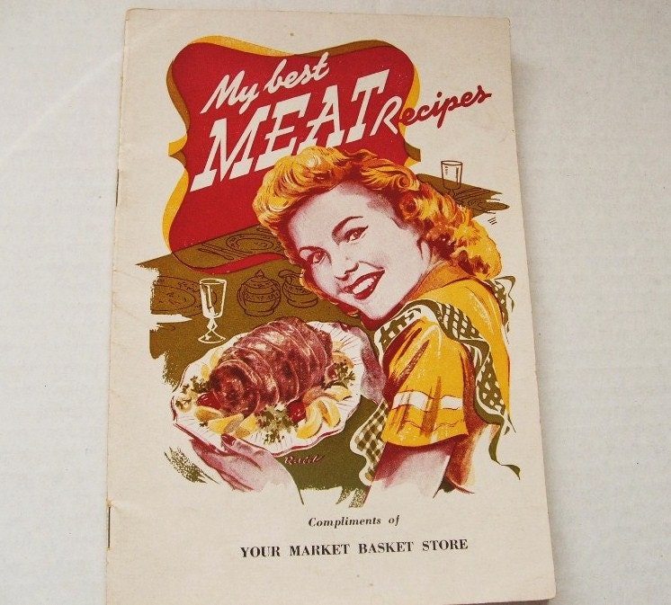 Vintage 1950s Cookbooks Lot 5pc Destash