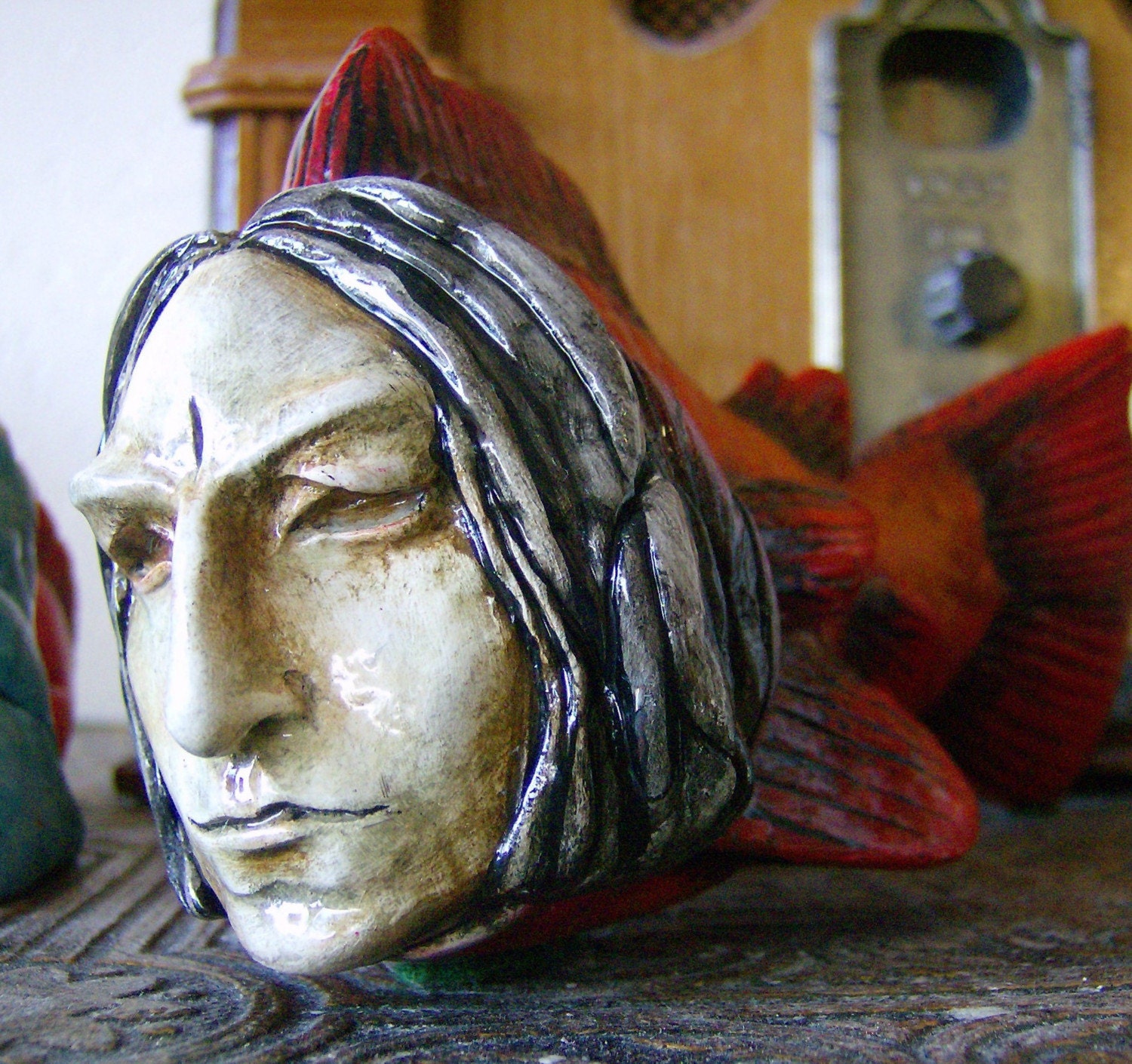 Snapely Snapper Fish sculpture