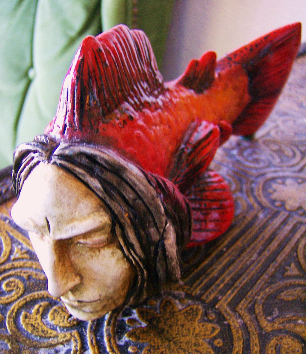 Snapely Snapper Fish sculpture