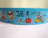 SALE - French illustration greetings decorative tape