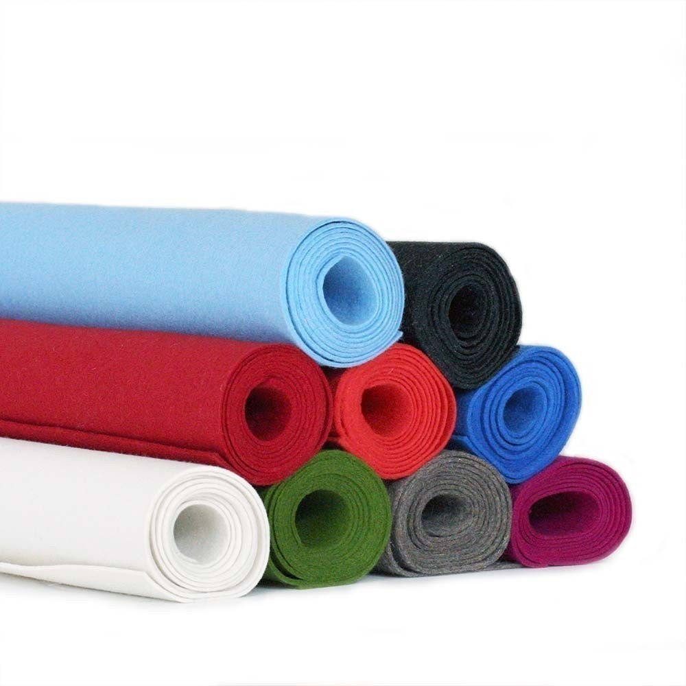 18x18 Square of 2mm Wool Felt (choice of 10 colors)