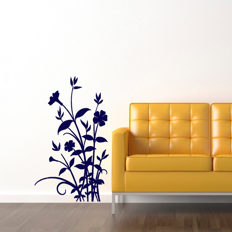 Field of Flowers vinyl wall decal