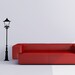 Antique Street Lamp Vinyl Wall Decal