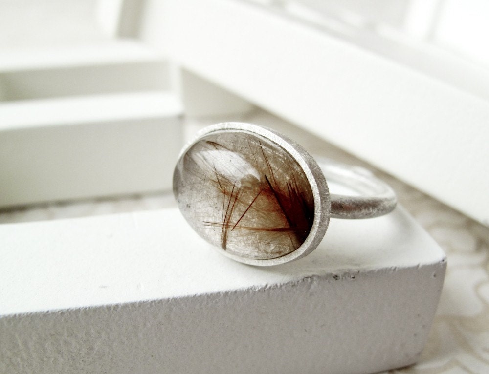 gominolas GOLDEN RUTILATED QUARTZ ring