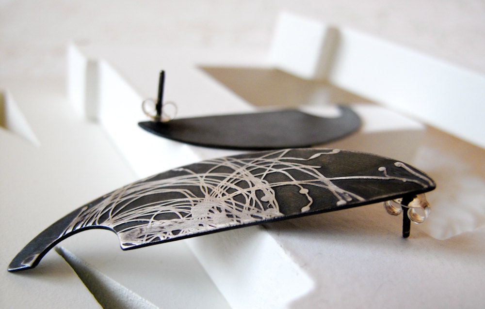 Line Texture Earrings