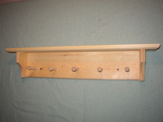 Peg Shelf 30 inch by meadowweeds on Etsy
