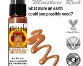All Natural Liquid Mineral Bronzer   Acne Safe Makeup  Non-Comedogenic   Vegan   Goddess Glow Bronze(tm)