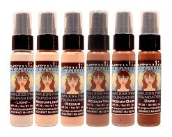 Cool Medium Light Liquid  Foundation  Non-Comedogenic  All Natural Acne Safe Mineral Makeup