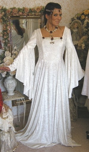 Medieval Maiden Stretchy Velvet Gown