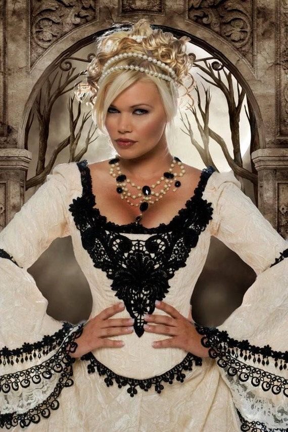 Gothic Fairy Medieval or Renaissance Style Fantasy Set with Cape Custom