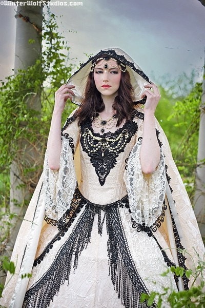 Fairy Medieval Renaissance Fantasy Set with Overskirts- Custom