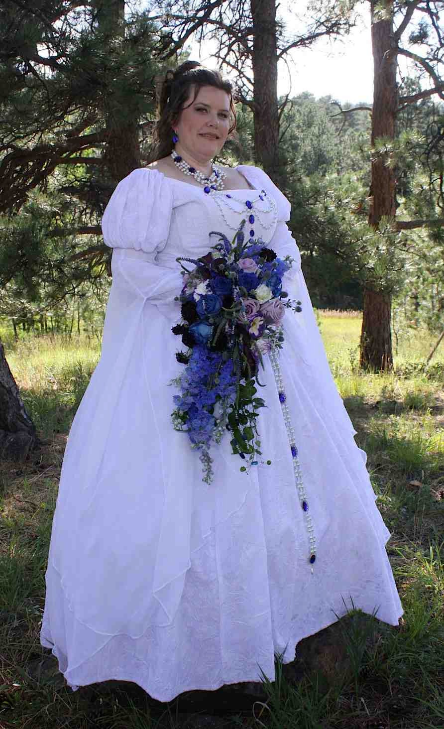 Plus Size Velvet and Chiffon Medieval or Renaissace Fantasy Set Custom