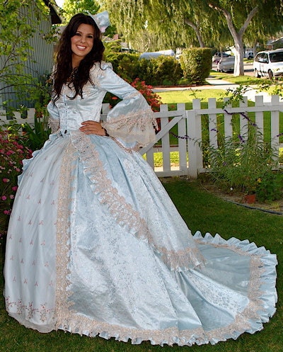 Alice in Wonderland Marie Antoinette Fantasy Gown Custom