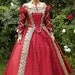 Custom Silk Elizabethan or Medieval Style Fantasy Gown