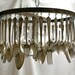 Antique Silverware Chandelier