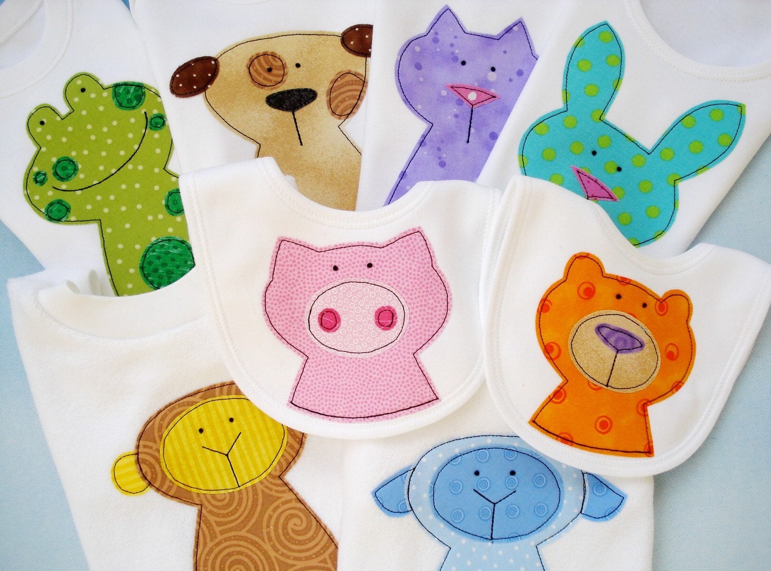 Applique Sewing Pattern - Eight Animal Applique Designs - PDF ePattern