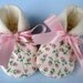 SALE - PDF ePattern Precious Baby Boot - Slipper with Ribbon Ties or Velcro Straps - Sewing Pattern