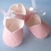 Mary Jane Sewing Pattern - Simple Mary Jane Baby Shoes - Booties with Ribbon Ties PDF ePattern