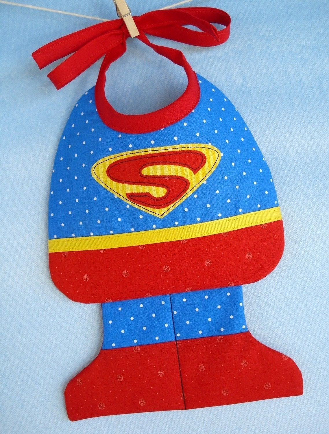 SALE - PDF ePattern - Super Baby and Little Man Baby Bib Sewing Pattern