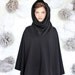 Hooded Sweatshirt Cape