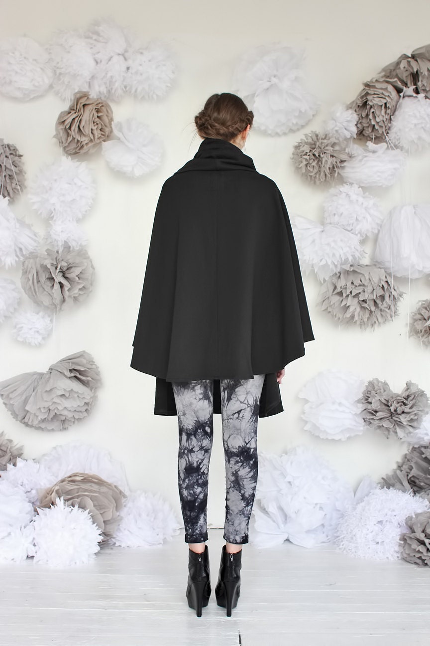 Hooded Sweatshirt Cape
