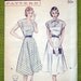 1951 Vintage Sewing Pattern - DRESS High Bodice Yoke - Butterick 5642 / Size 14