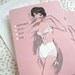 Lingerie Bridal Shower Invitation - 60s Vintage Fashion Illustration - Set of 10