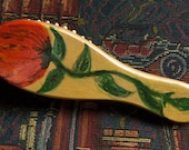 Handpainted Hairbrush-Flower