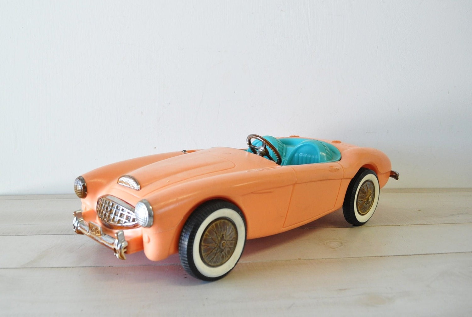 Adorable 1960s vintage Barbie Car -- Mattel Austin-Healey Sports Vehicle --- Collectible