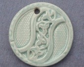 Ceramic Pendant in Aqua